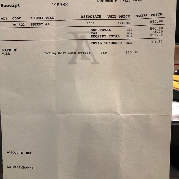 🌟🌟💯Authentic LV Monogram Canvas Speedy 40 Bag - Picture 12 of 14